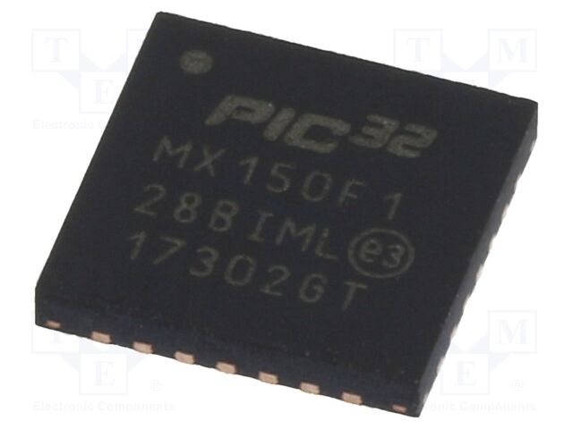 PIC32MX150F128B-I/ML PIC32MX150F128B-I/ML