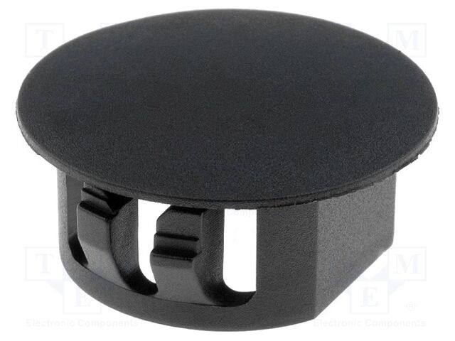 UL94V-2 H: 10,6mm ØÖffn: 19mm Blende schwarz Polyamid - Bild 1 von 5