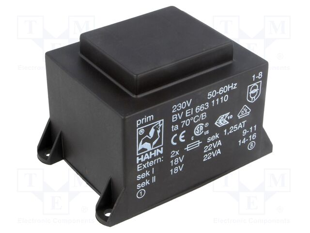 BV EI 663 1110 BV EI 663 1110