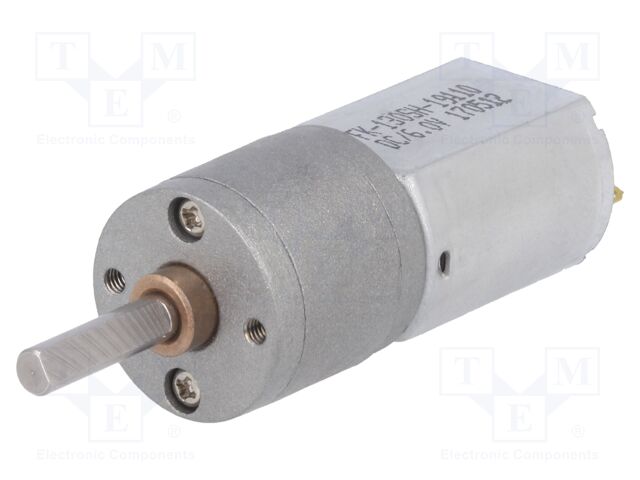 100:1 METAL GEARMOTOR 20DX44L MM 6V CB