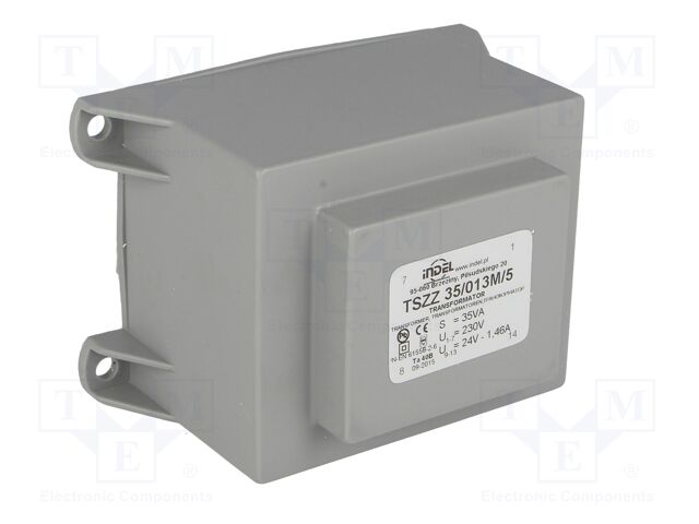 IP00 24V 35VA 230VAC Trafo: gekapselte 1,45A Leiterplatte - Bild 3 von 20