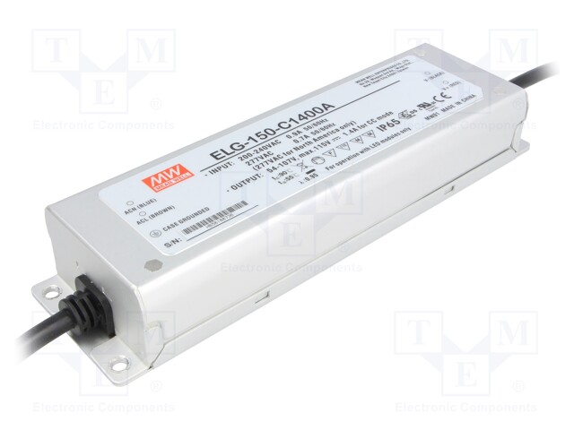 MEAN WELL ELG-150-C1400A - Power supply: switched-mode