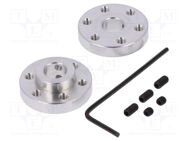 ALUMINUM MOUNTING HUB FOR 8MM SHAFT M3 H ALUMINUM MOUNTING HUB FOR 8MM SHAFT M3 H