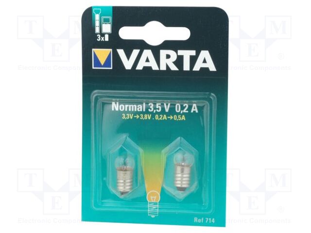 714 3,5V 0,2A E10 ZW B2 714 3,5V 0,2A E10 ZW B2