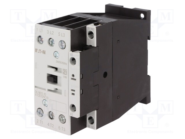 EATON ELECTRIC DILM25-10(24V50/60HZ) - Contactor: 3-pole