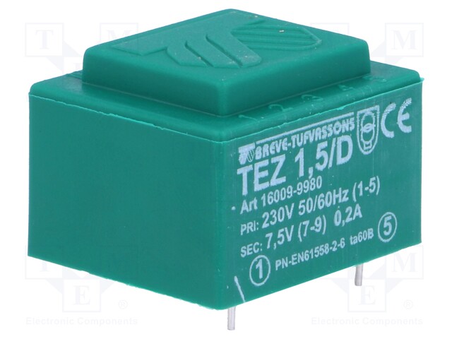service repose Price cut PCB transformers: Secondary voltage 1