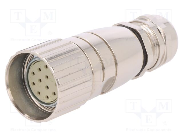 BULGIN PXMBNI23FBF12ASC - Connector: M23