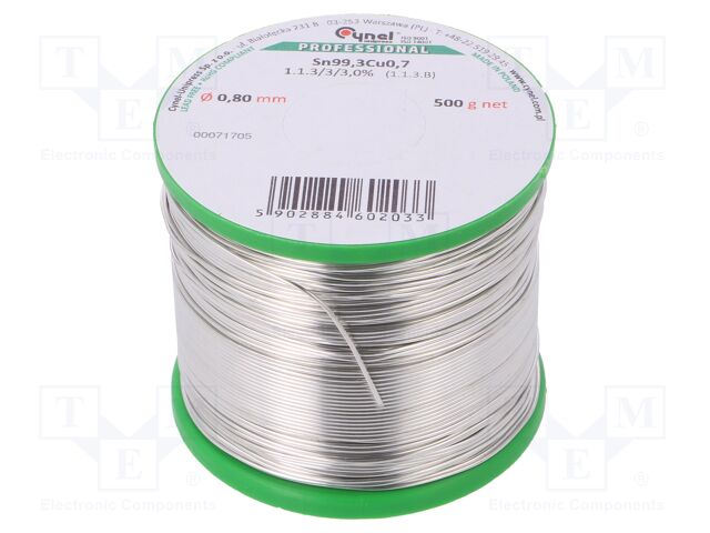 SN99,3CU0,7 0,80 500G SN99,3CU0,7 0,80 500G