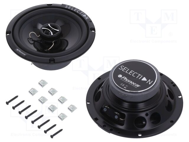 02046 PHONOCAR - Altavoces de coche, bicelular; 165mm; 90W; 80÷20000Hz;  4Ω; PHONOCAR-02046