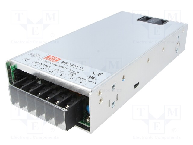 MEAN WELL MSP-450-15 - Power supply: switched-mode