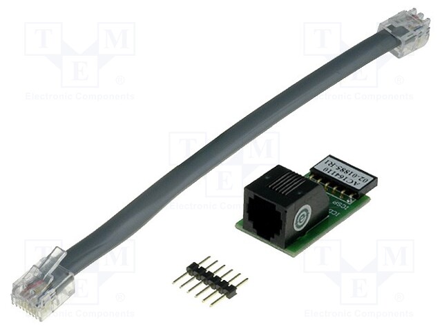 MICROCHIP TECHNOLOGY AC164110 - Adapter: RJ11 ICSP converter