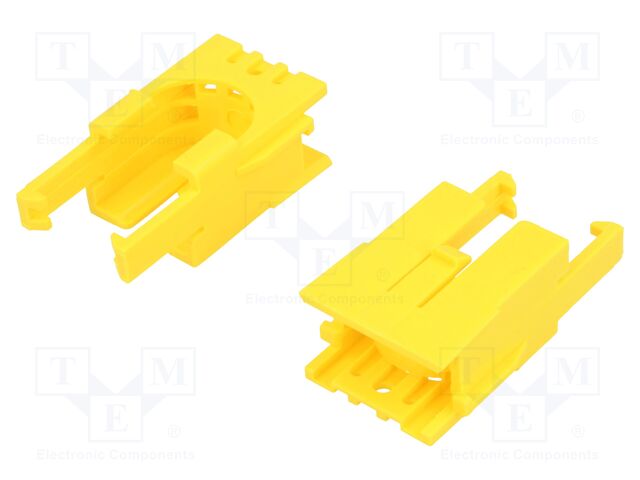ROMI CHASSIS MOTOR CLIP PAIR - YELLOW ROMI CHASSIS MOTOR CLIP PAIR - YELLOW