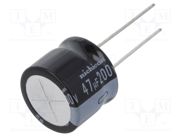 Urs2d470mhd Nichicon コンデンサ 電解 Tht 47uf 0vdc O18x15mm ピッチ 7 5mm 40 85 C Tme 電子部品 Urs2d470mhd Nichicon コンデンサ 電解 Tht 47uf 0vdc O18x15mm ピッチ 7 5mm 40 85 C Tme 電子部品