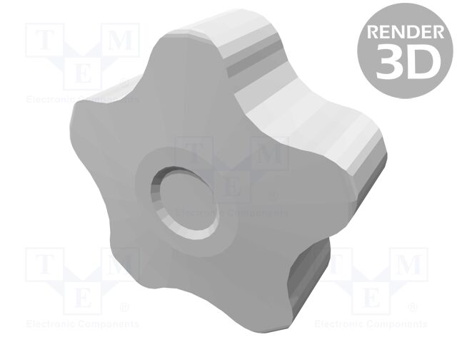 Vct 40 B M10 C9 Elesa Ganter Volante O 40mm Rosca Inter M10 17mm H 27mm Tapa Negra Vct 40b M10 C9 Tme Elektroniikka Komponentit