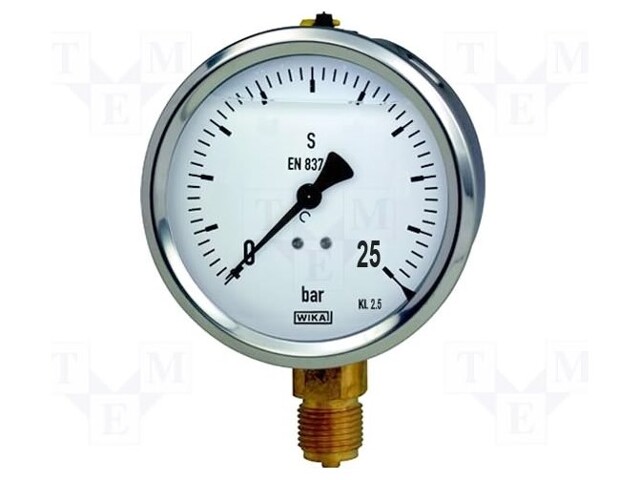 Frail sofa Choice 7550689 WIKA - Manometer | 0÷25bar; Class: 1,6; 63mm; Thread: M12; Pitch:  1.5; 213.53.063.425.MK1 | TME - Electronic components