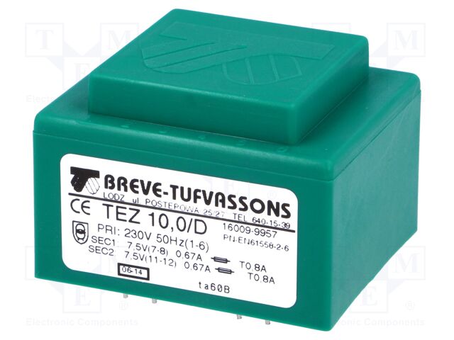 TEZ10/D230/7.5-7.5V TEZ10/D230/7.5-7.5V