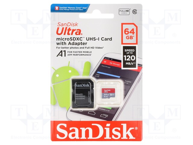 SANDISK SDSQUA4-064G-GN6MA - Memory card