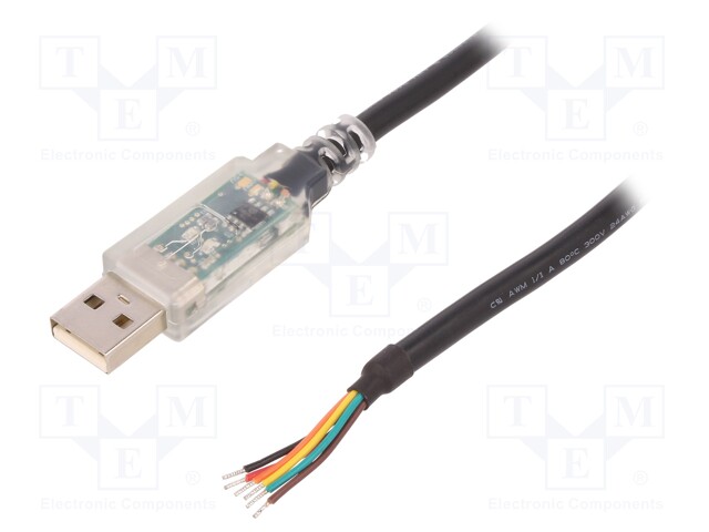 the purpose Woods Peru USB-RS485-WE-1800-BT FTDI - Module: cable integrated | RS485,USB; USB A;  lead; 1.8m; USB-RS485-WE-18 | TME - Electronic components