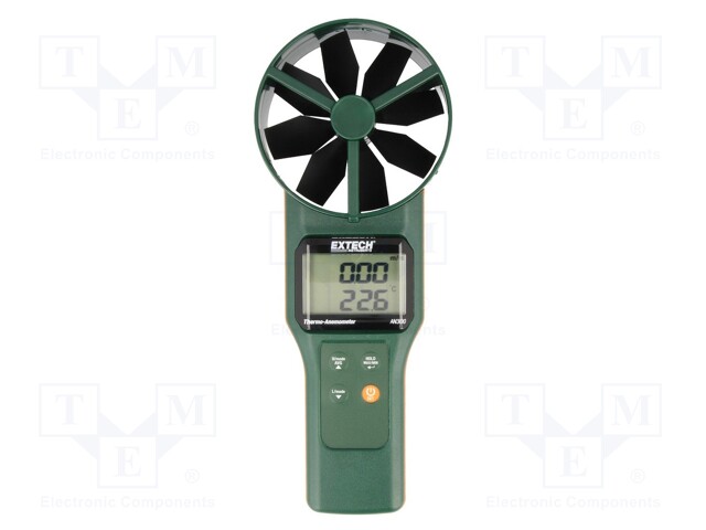 AN300 | Termoanemometr; LCD; (4000); Rozsah měření rychlosti: 0,2÷30m/s