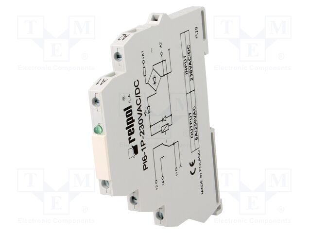 PI6-1P-230VAC/DC PI6-1P-230VAC/DC