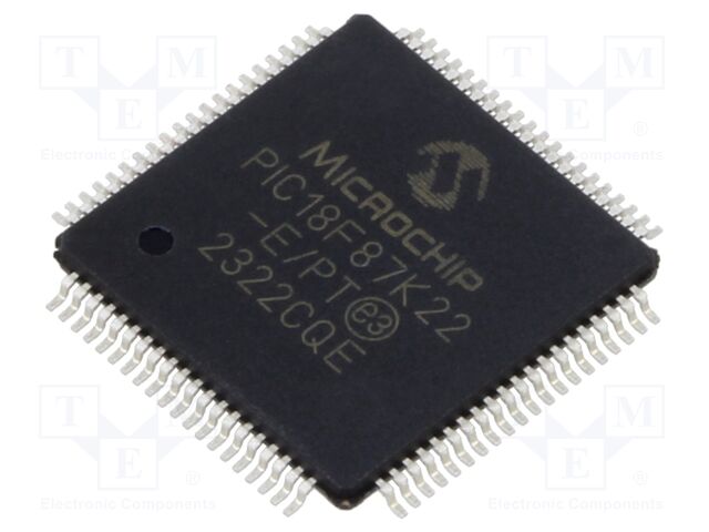 PIC18F87K22-E/PT PIC18F87K22-E/PT