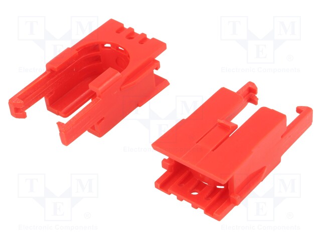 POLOLU ROMI CHASSIS MOTOR CLIP PAIR - RED - Bracket