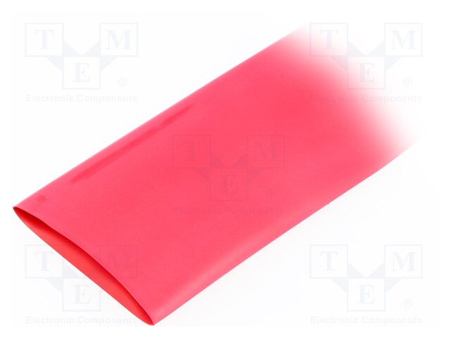 ALPHA WIRE FIT2212IN RED 5X4 FT - Heat shrink sleeve