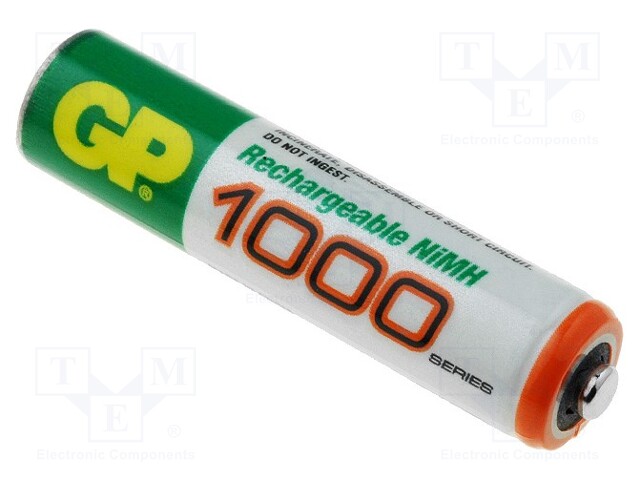 Pile rechargeable Ni-Mh AAA 1,2V 1000mAh
