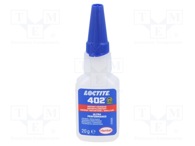 LOCTITE 402 BO20G EN IDH:2714623 LOCTITE 402 BO20G EN IDH:2714623
