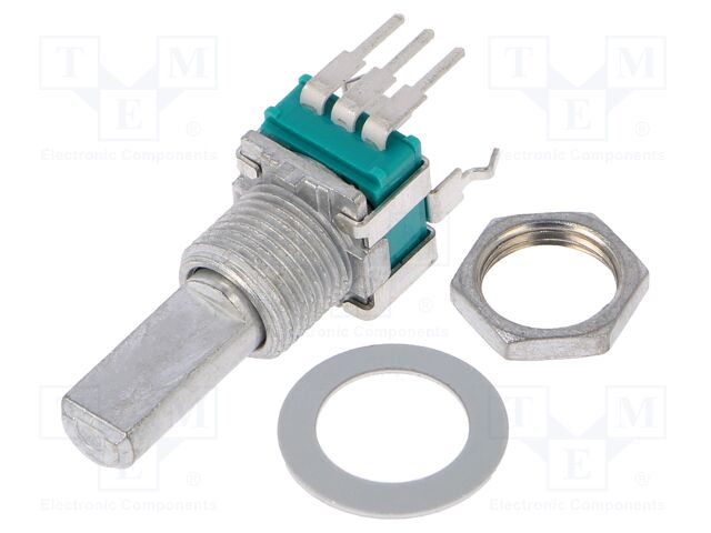 ALPS RK09L114001T - Potentiometer: shaft