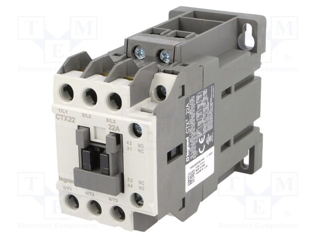 CTX3 3P 22A 1NO1NC 24V DC CTX3 3P 22A 1NO1NC 24V DC