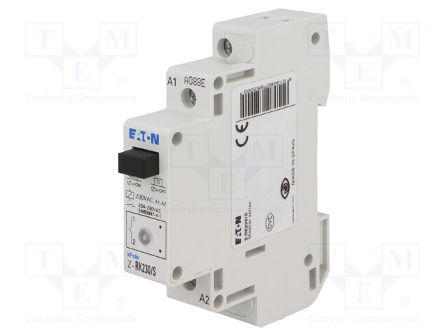 EATON ELECTRIC Z-RK230/S - Relay: installation