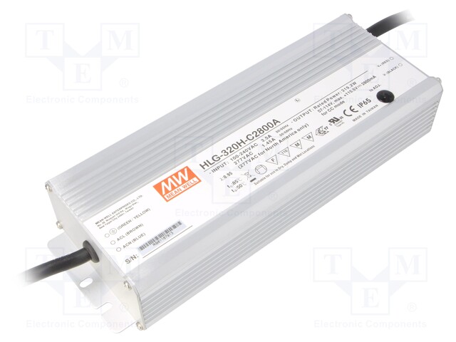 MEAN WELL HLG-320H-C2800A - Power supply: switched-mode