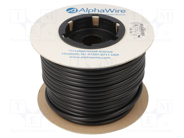 PVC-105-4 BLACK 100FT