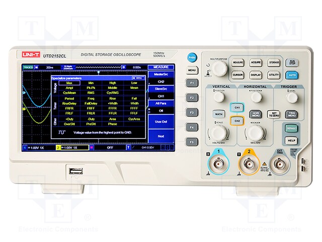 UTD2152CL UNI-T - Oscilloscope: numérique