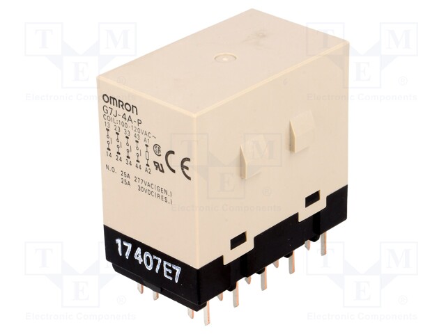 OMRON G7J-4A-P 100/120VAC - Relay: electromagnetic