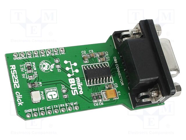 MIKROE RS232 CLICK - Click board