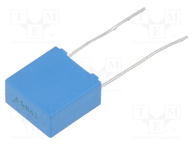B32520C0105K289 | Kondenzátor: polyesterový; 1uF; 40VAC; 63VDC; 7,5mm; ±10%; THT