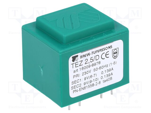 TEZ2.5/D230/9-9V TEZ2.5/D230/9-9V
