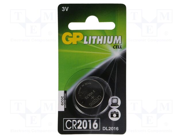 GP CR2016 GP CR2016