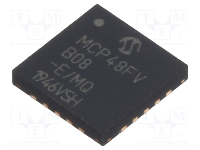 MCP48FVB08-E/MQ MCP48FVB08-E/MQ