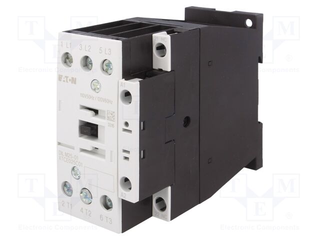 EATON ELECTRIC DILM25-01(110V50HZ,120V60HZ) - Contactor: 3-pole