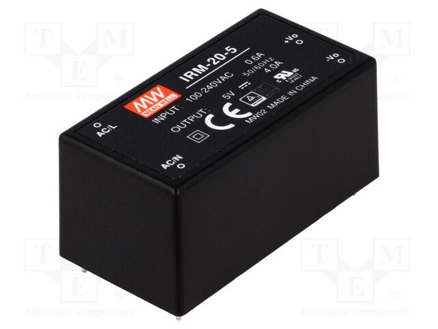 MEAN WELL IRM-20-5 - Converter: AC/DC