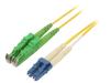 AL-9E2000LC-01I | Patch cord a fibra ottica; OS2; E2000/APC,LC/UPC; 1m; LSZH