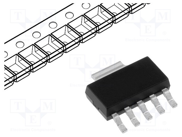MICROCHIP TECHNOLOGY MCP1825T-3302E/DC - IC: stabilizátor napětí