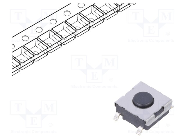 OMRON Electronic Components B3FS1000P - Microswitch TACT