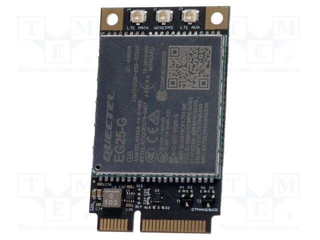 EDGE IOT CONNECT. CARD MPCIE 52840+EG25G EDGE IOT CONNECT. CARD MPCIE 52840+EG25G