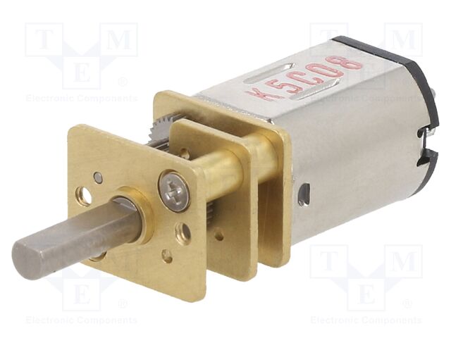 5:1 MICRO METAL GEARMOTOR HP 6V EXTENDED