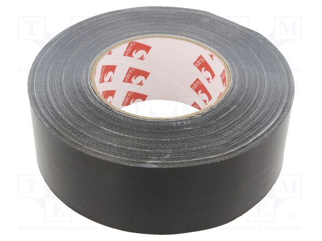 TAŚMA 3120 50MM/50M CZARNA TKANINOWA TAŚMA 3120 50MM/50M CZARNA TKANINOWA