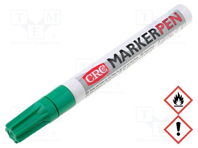 stap Relatieve grootte Aardappelen 20380-002 CRC - Pen: oliemarker | groen; MARKER PEN; Tip: rond; 3mm; CRC- MARKER-GR | TME - Elektronische Componenten